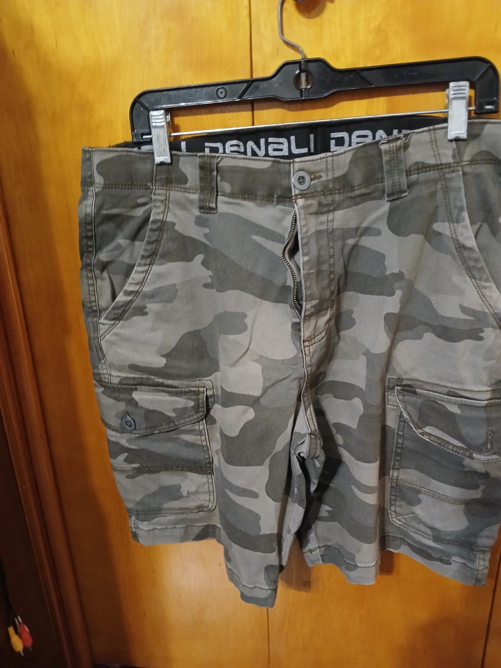 Denali Green Camo Men's Cargo Shorts